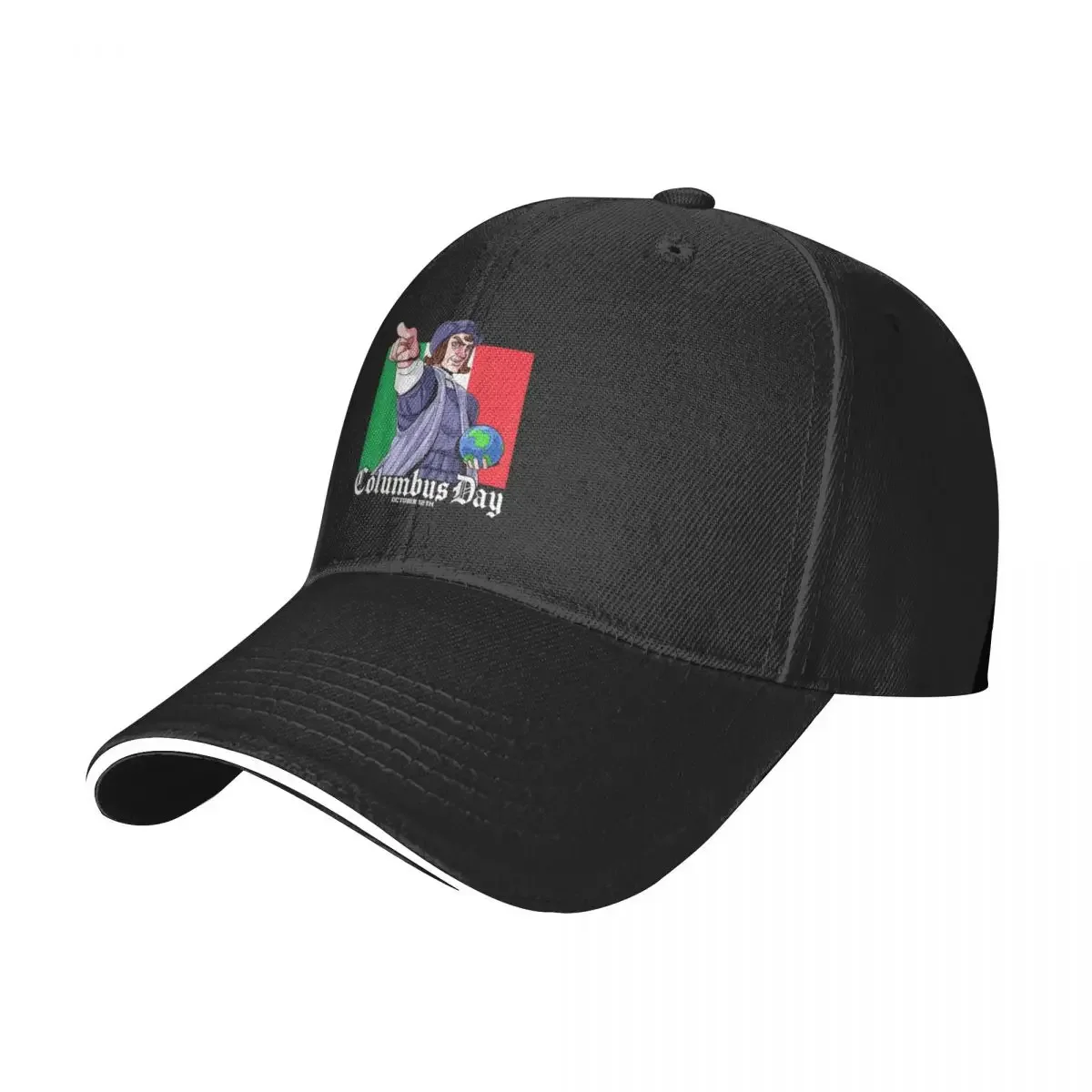 Happy Columbus Day - Christopher Columbus Italian Baseball Cap Visor New In The Hat Men Hats Women's