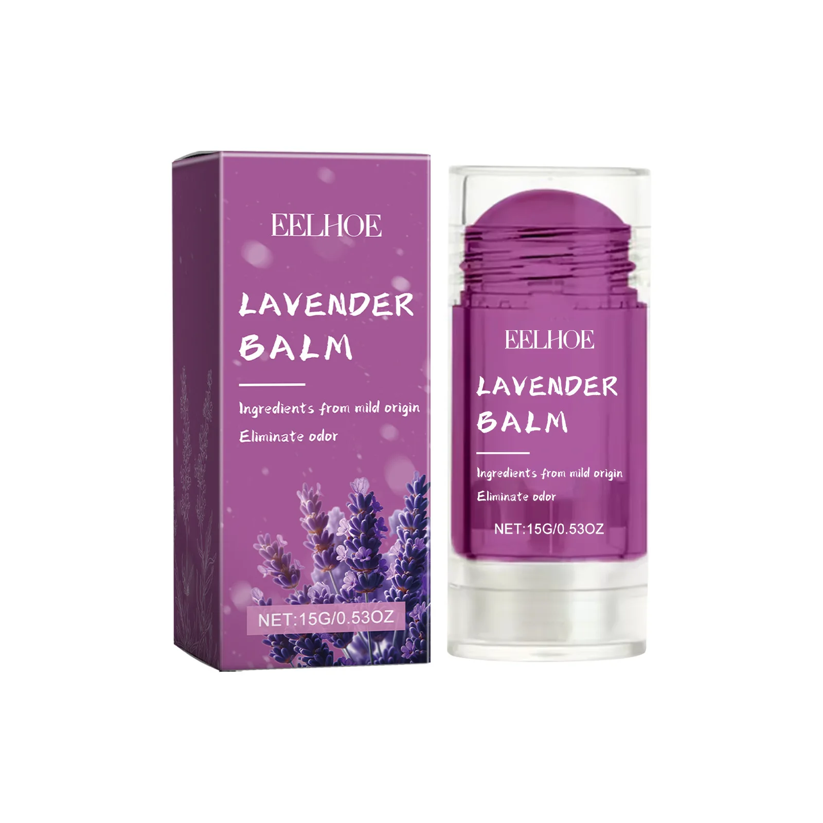 Bálsamo de fragrância de lavanda namoro perfume desodorante fragrância de longa duração perfume elegante perfume floral natural perfume sólido feminino