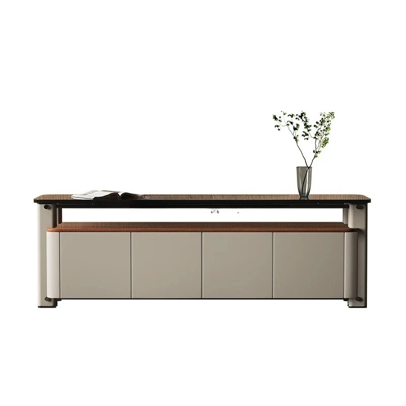 

Итальянский минималистичный шкаф для хранения ТВ, встроенный светильник для спальни, роскошный высокий смысл