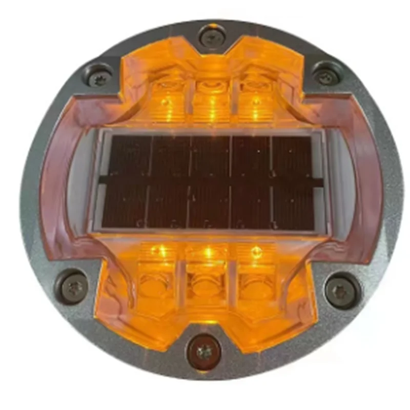 ABRB-솔라 로드 스터드 6개 나사 포함 지면 매립형 LED 캣아이