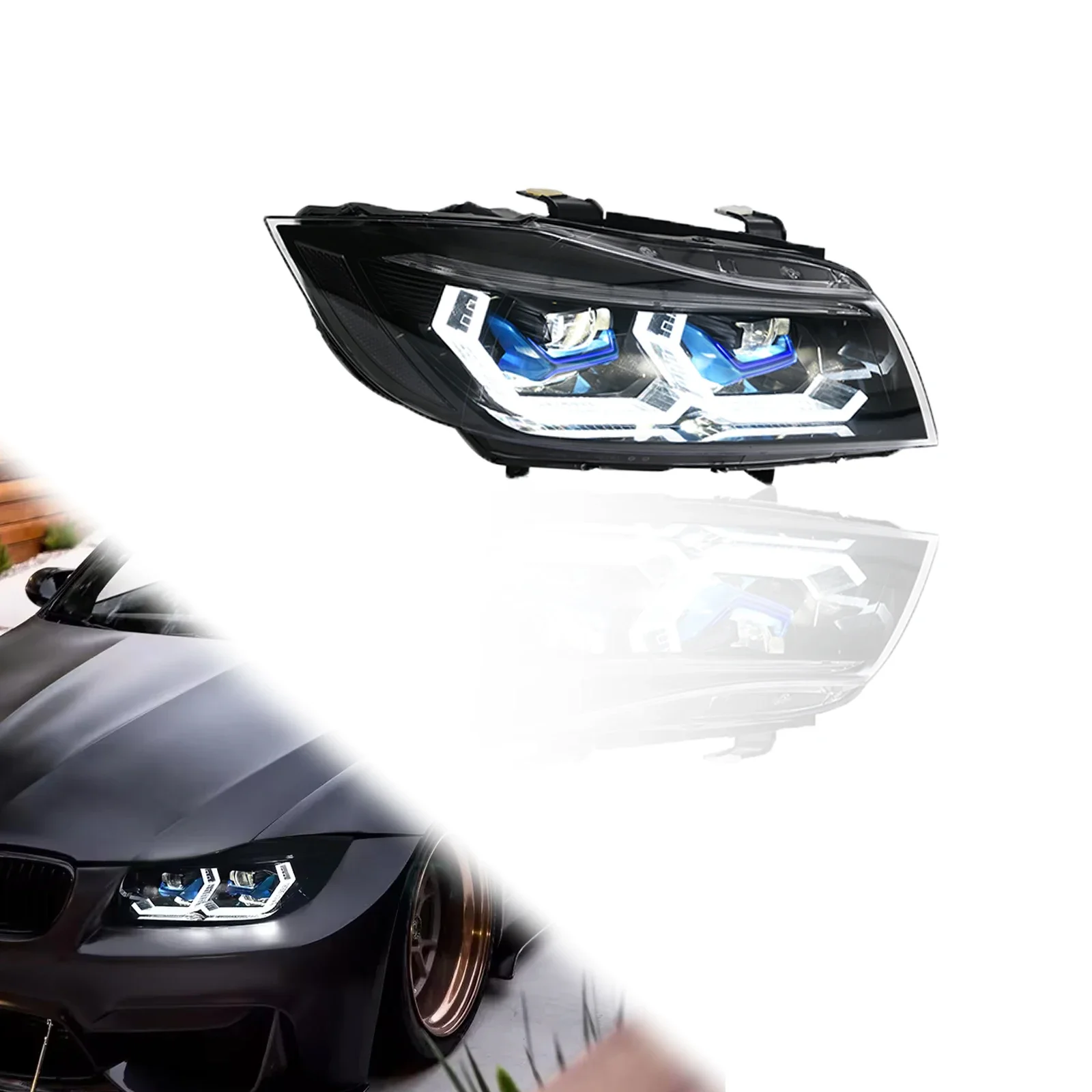 HOSI Auto Car Lights Headlight For BMW 3 Series E90 2005-2012 Headlamp Assembly LED Headlights Accessories