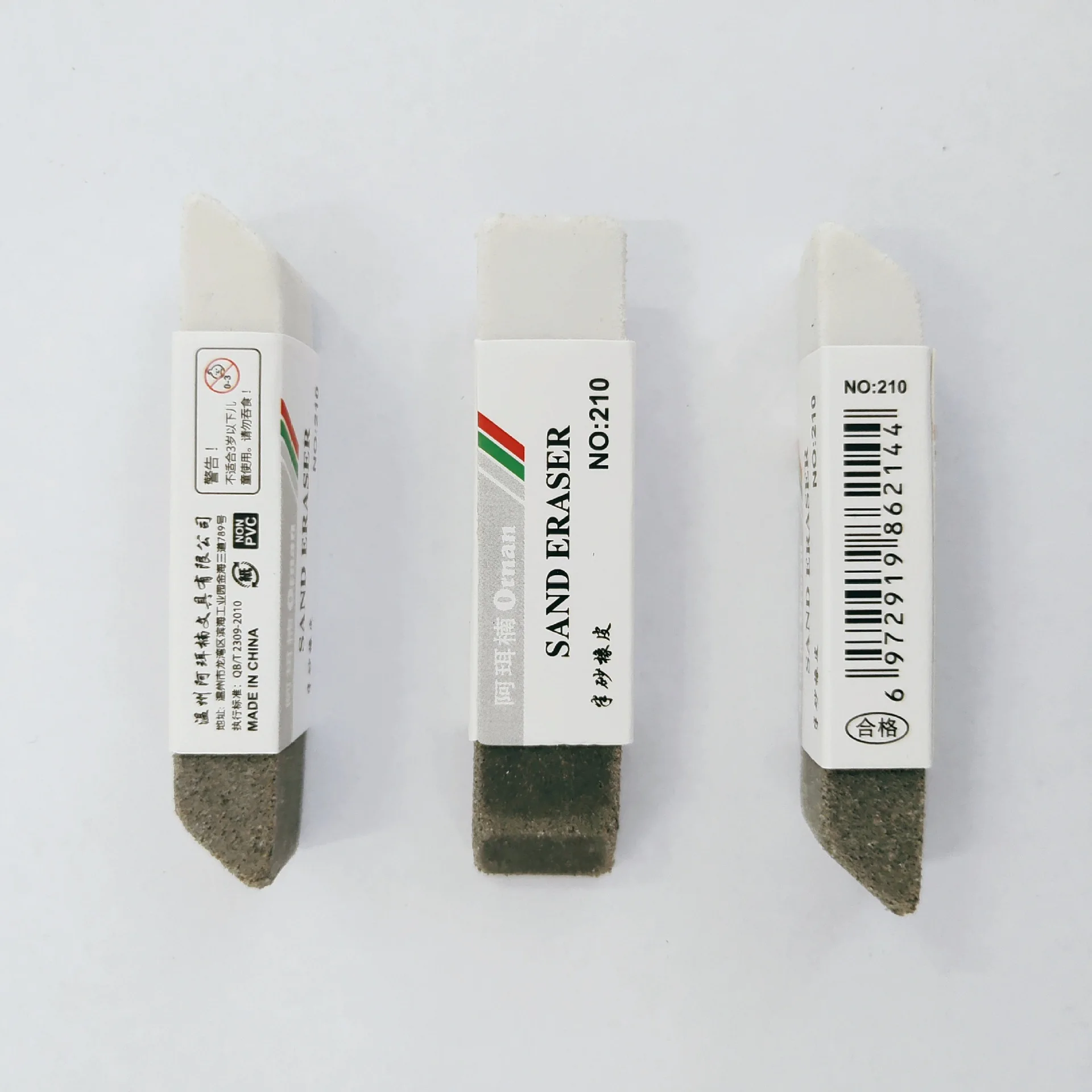 Grauer Sand-Radiergummi Für Tinte & Kugelschreiber | Matte Oberfläche, Weich & Rückstandsfrei | Ideal Für Schule, Büro & Künstler