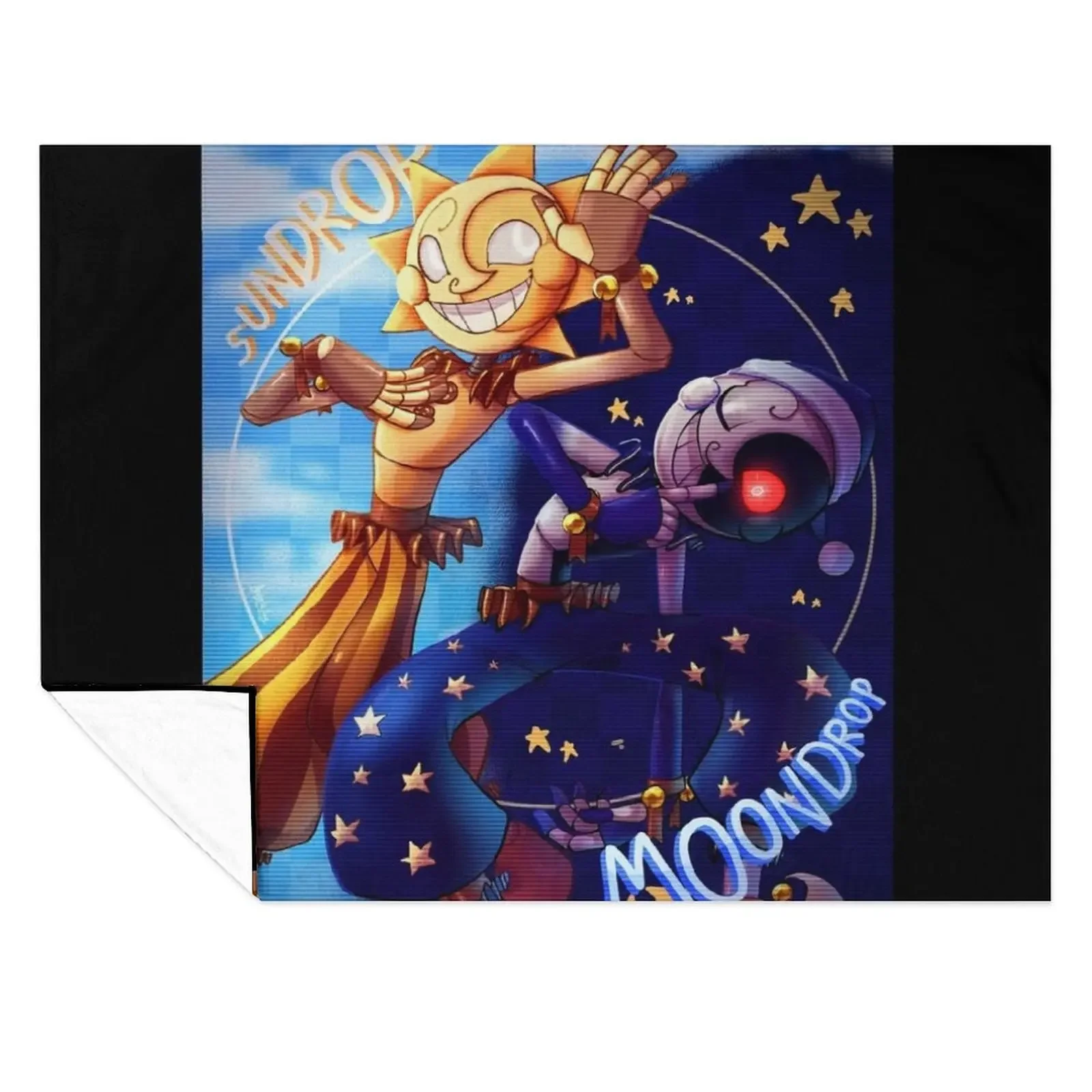 

Sunnydrop and Moondrop Throw Blanket Polar wednesday Luxury Bed Blankets