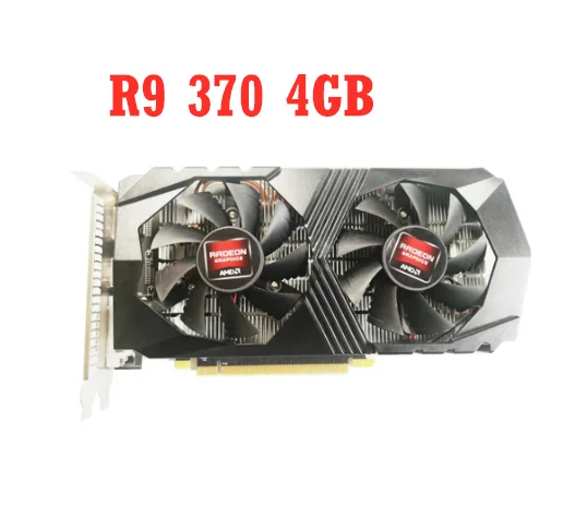 R9 370 4Gb Videokaart Amd Radeon R7 R9 370X 4Gb Grafische Screen Kaarten Gpu Desktop Pc Pci-E game Kaart Videokaart