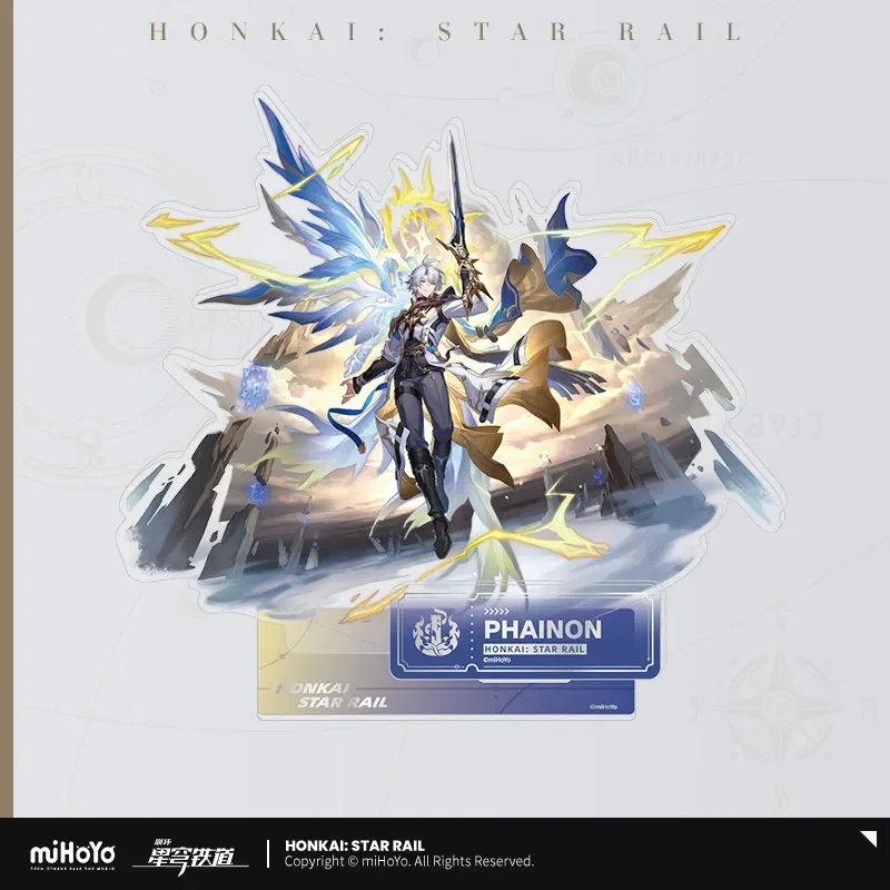 Sunsyea Honkai Star Rail Officiële Merch miHoYo Originele Authentieke The Destruction Path Badge Acryl Stand Sleutelhanger Caelus