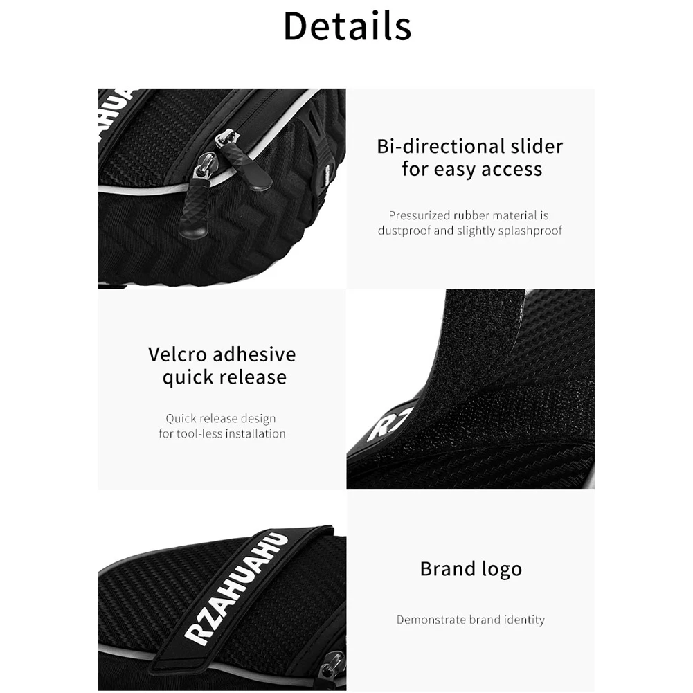 1L المحمولة الدراجة الذيل حقيبة مقاوم للماء الدراجات الخلفية Seatpost حقيبة عاكسة خفيفة الوزن دراجة الخلفية حقيبة الجبلية الطريق الدراجة الملحقات #4