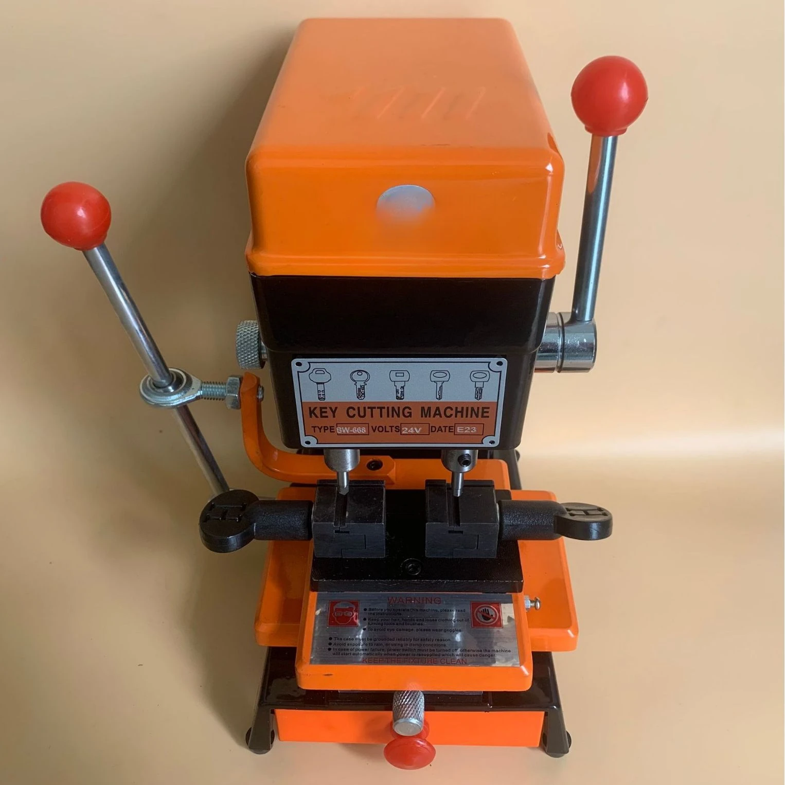 Manual de la máquina clave vertical