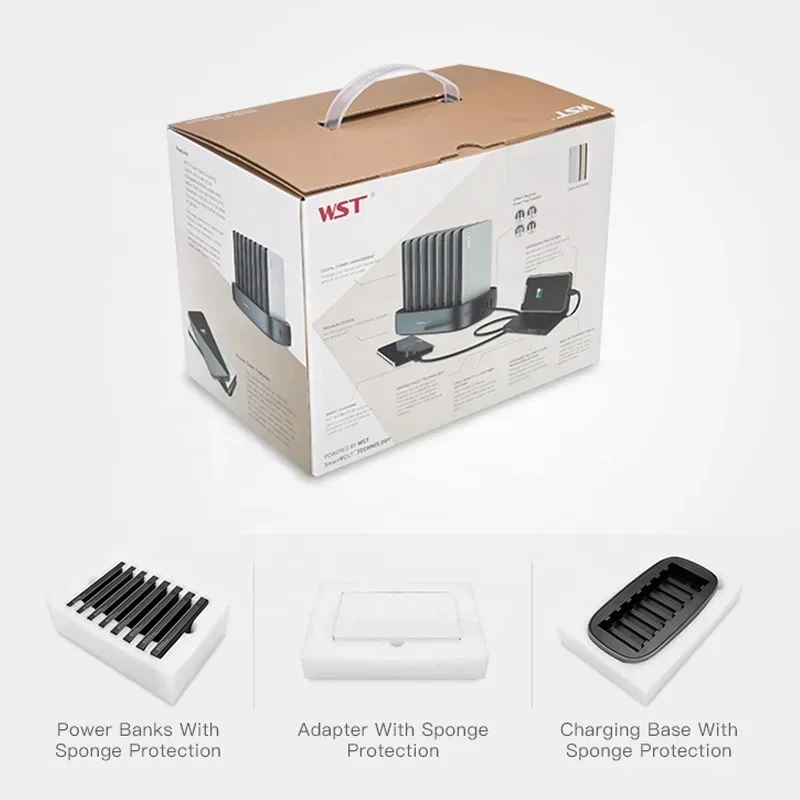 Mobile power station Shenzhen electronic devices sharing power bank mobile phone public charger station restaurant