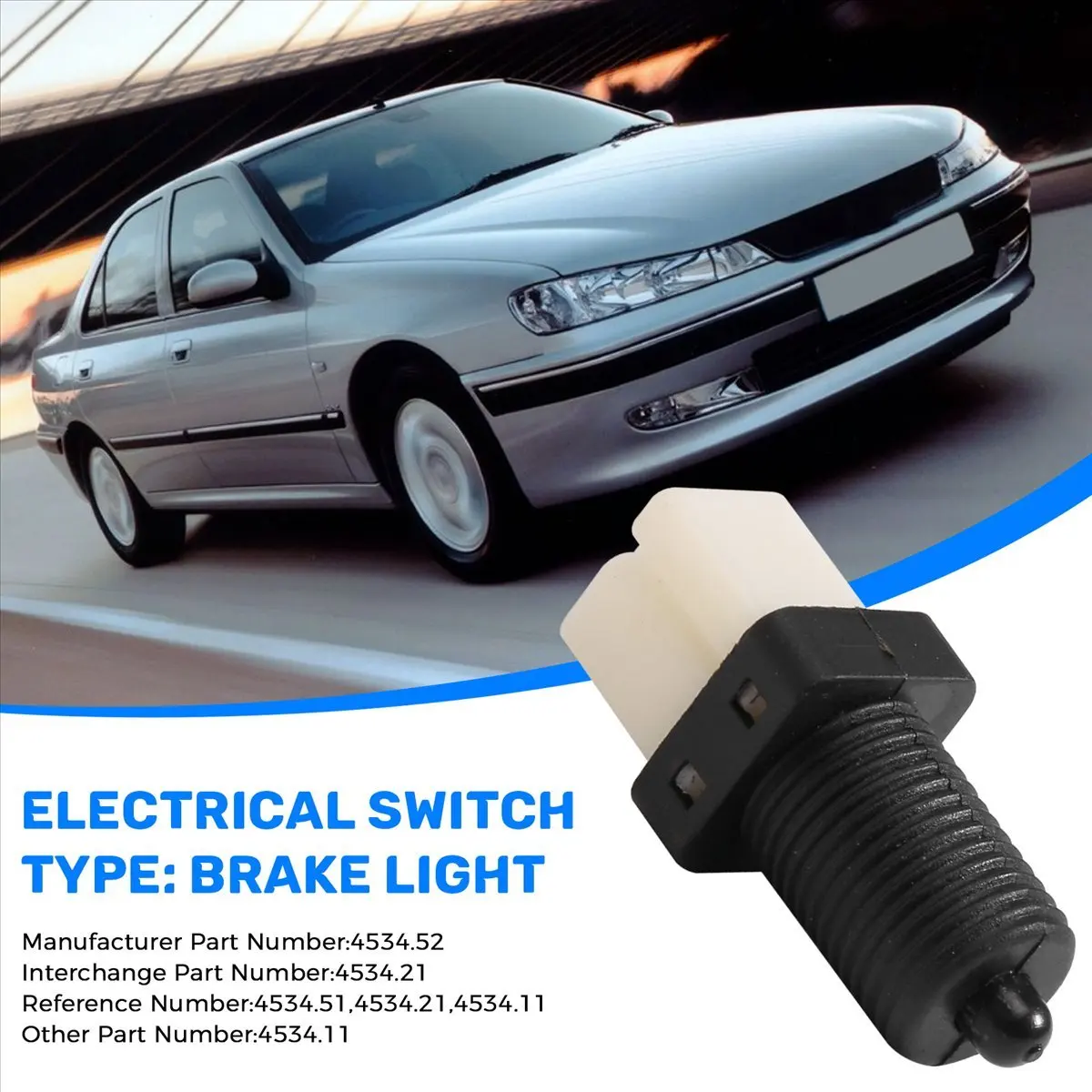 

Brake Light Stop Switch 2 Pin For Peugeot 106 206 306 307 405 406 New Arrivals