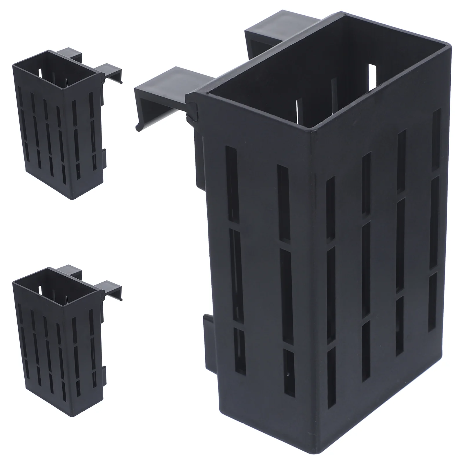 

3 Pcs Plants Water Stand Aquarium Supplies Fish Tank Pot Aquatic Planter for Holder Black Pots