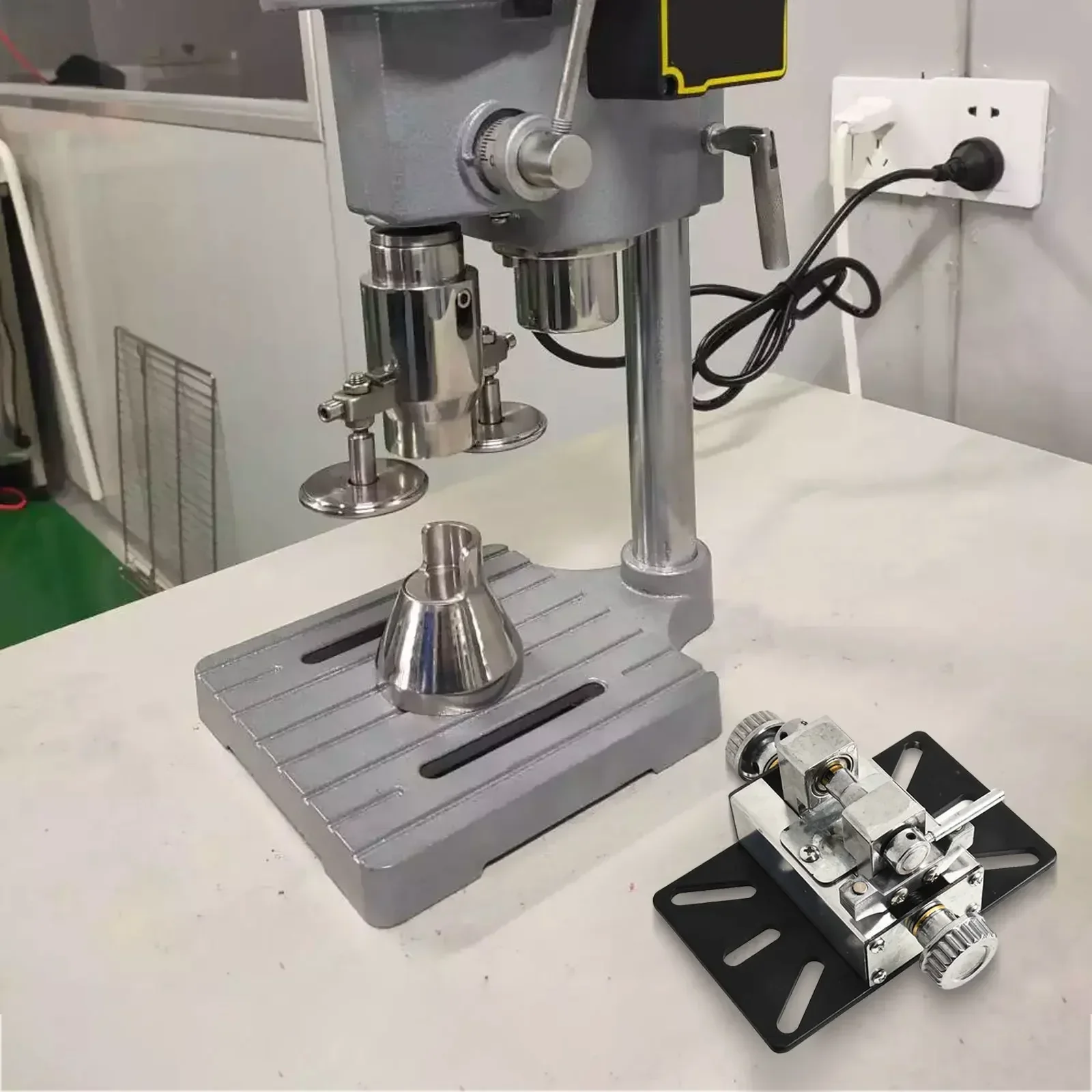 

Adjustable Clamp For Small Items Adjustable Vise Bead Support Color Silver Ball Holder For Jewelry Projects Wide Support Range