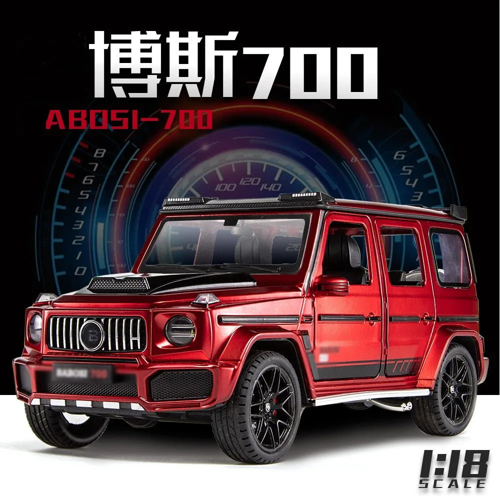 ميرك آند جونسون 1:18 700 محاكاة سبيكة سيارة نموذج التراجع الصوت والضوء جمع لعبة حلية دييكاست سبيكة نموذج سيارة #1