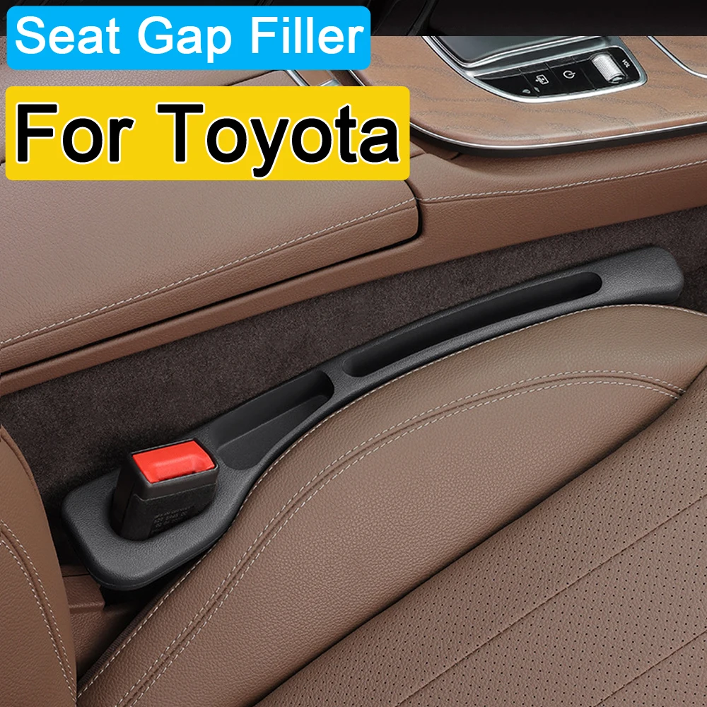 Car Seat Gap Filler Leak-proof Filling Strip Anti-Drop Seat Gap Strip For Toyota Prius Camry Corolla CHR C-HR RAV4 Land Cruiser