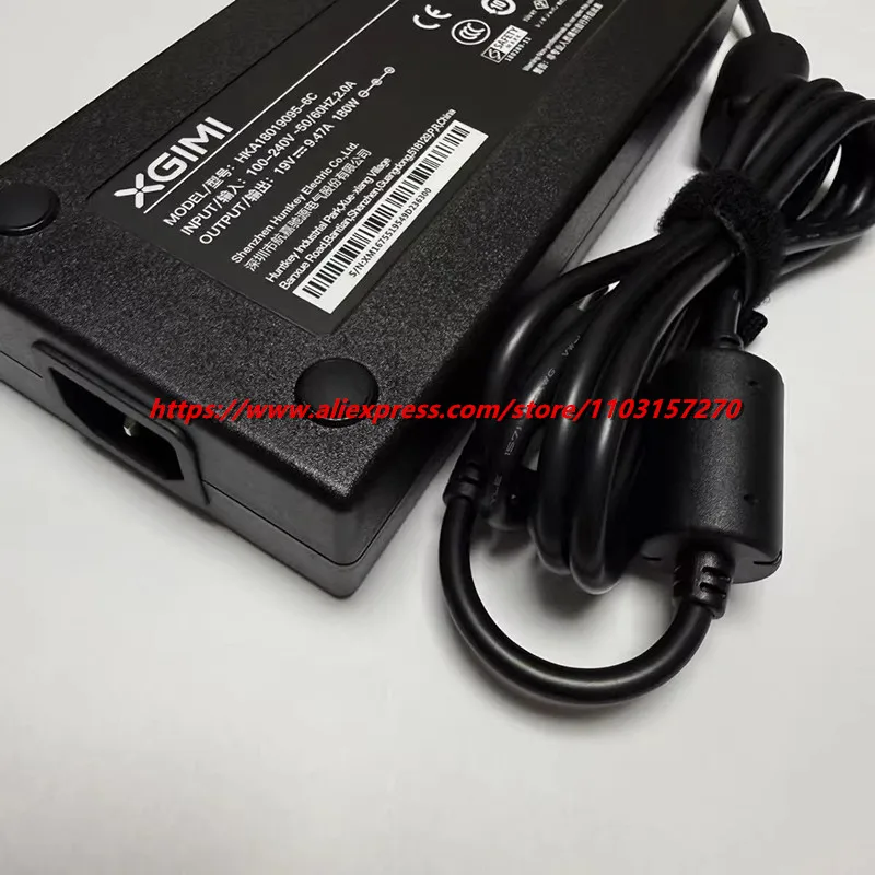 純正 19V 9.47A 5.5x2.5mm XGIMI HKA18019095-6C AC アダプター XGIMI H3 プロジェクター HKA18018010-6A 電源用
