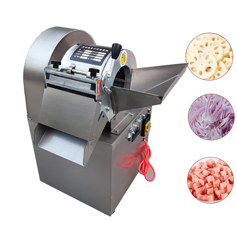 

High Yield Vegetable Cutter Machine Multifunction Food Processor Onion Slicer Machine Shredded Dicing Machine 1500W