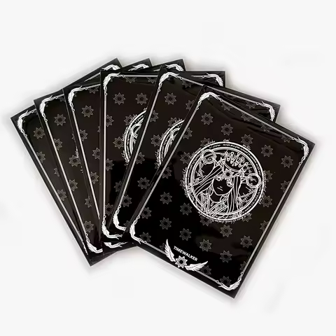 100ct Top Loader Anime Trading Card Sleeves Card Shield Card Holder Deck Protector for MTG/TCG/PTCG Standard Size Cards 66x91mm