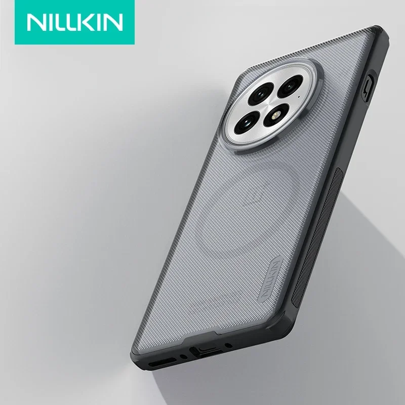 Nillkin voor OnePlus 13 5G magnetische hoes Super Frosted Pro Helder Zwart Adapt Matte Magsafe Zacht frame Achterkant Bescherming