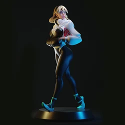 1/24 Sexy Girl Gwen 3d Printed Model Resin Unpainted Figure Model Kit Miniature Garage Gk Kits Unassembled Diy Toys 