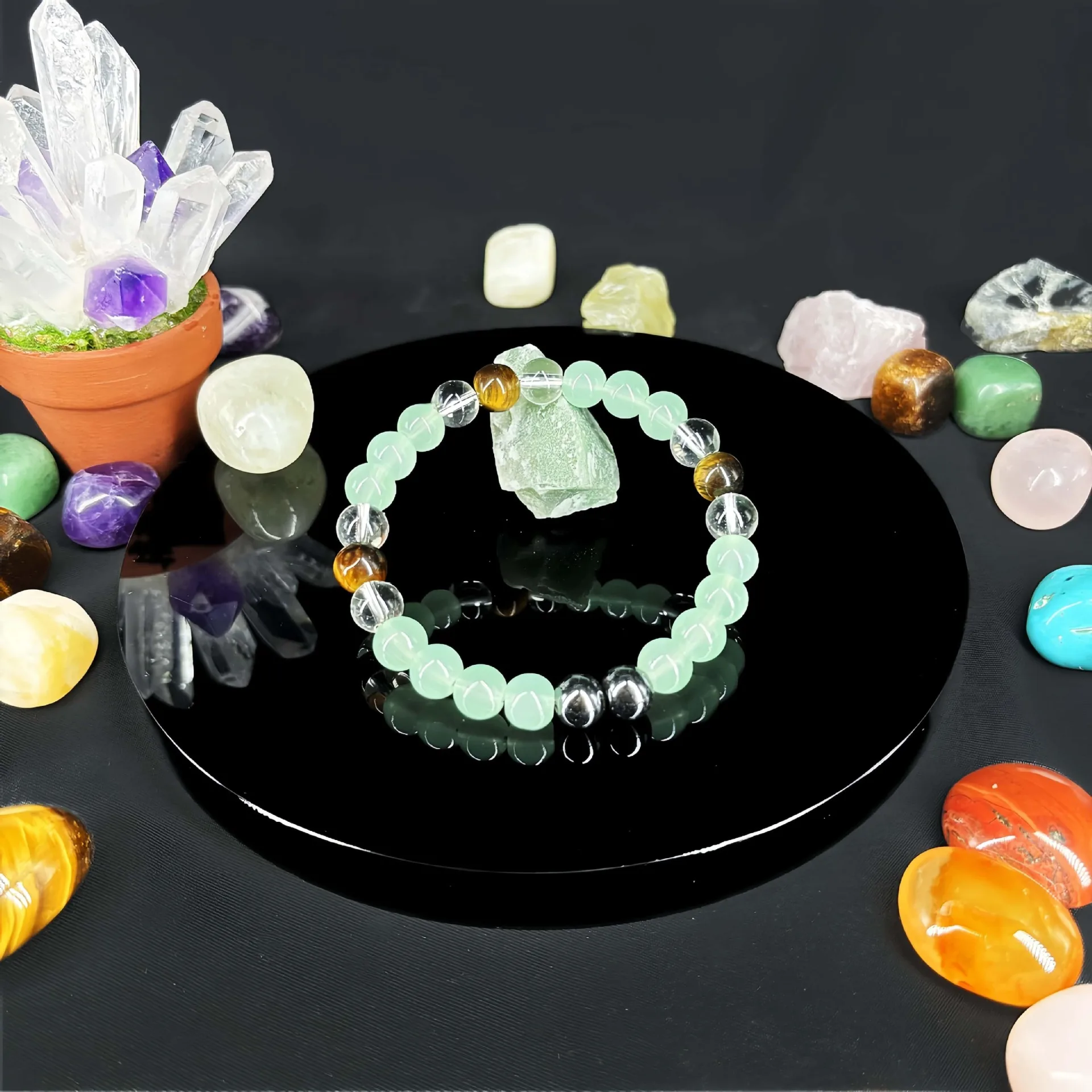 Nouveau Bracelet en Pierre Nat - New Balance Fashion Women avis et prix