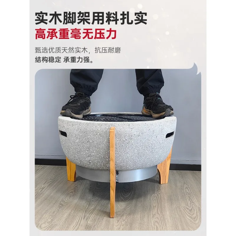 Grill for making tea, grill set, indoor household grill