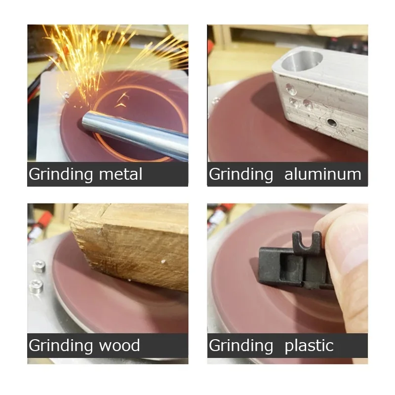 ไฟฟ้าBench Disc Sander 220V 7 Variable Speed Sanding Roller Mini Self-กาวEdge SharpenerสําหรับBenchtopบด