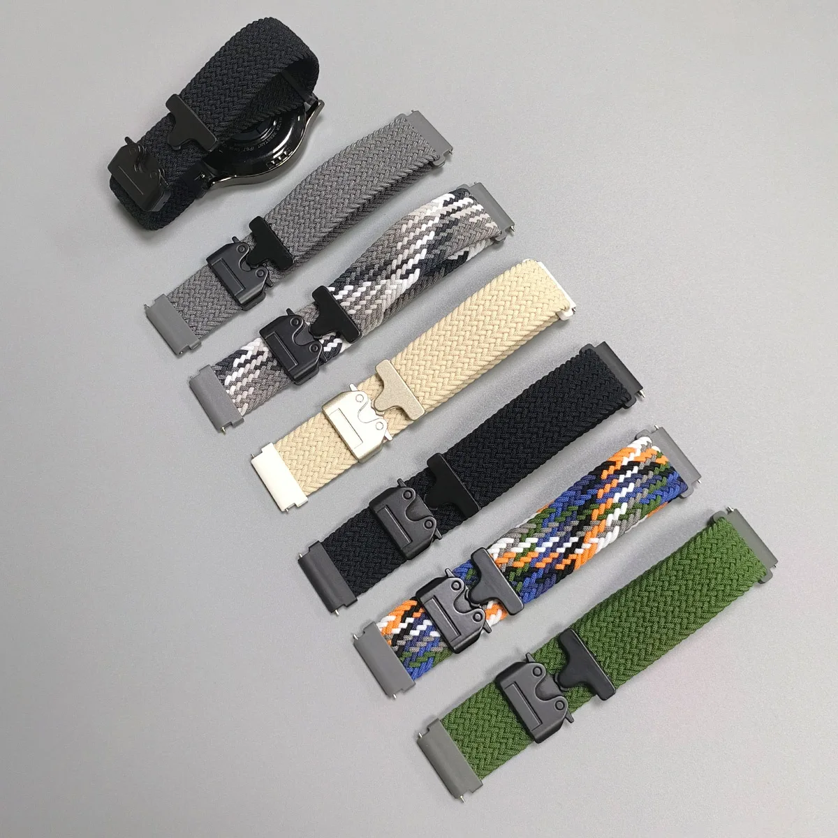 Parachuteband 20/22mm nylon band voor POLAR IGNITE 3 2/Pacer/Unite horlogeband voor POLAR Vantage M3 M2 M V3/Grit X2 Pro armband