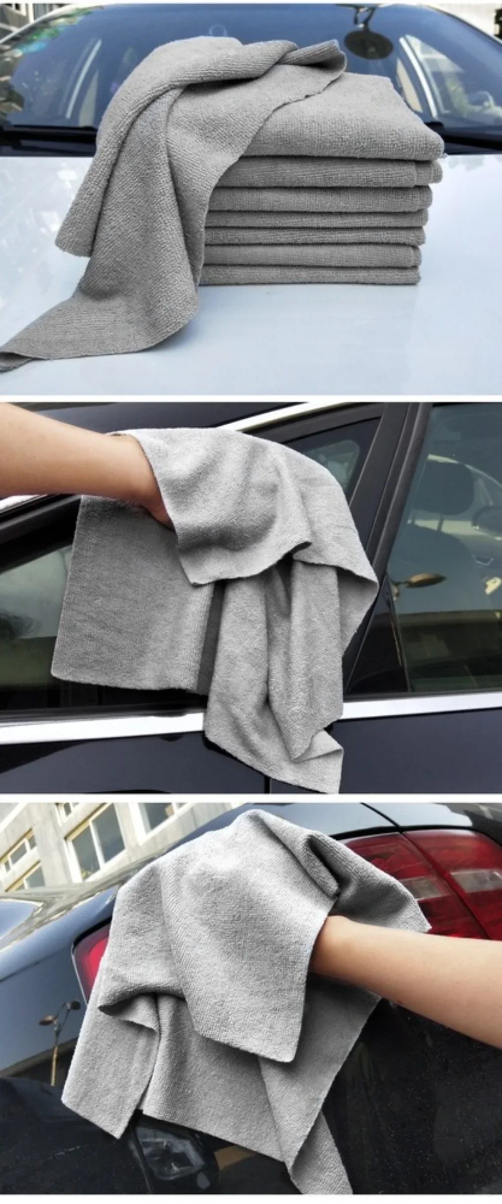 40x40cm Car Wash Towel Superfine Fiber Polishing Tools, Waxed Cloth, Crystal-plated Towels  Car Cleaning Maintenance Accessories