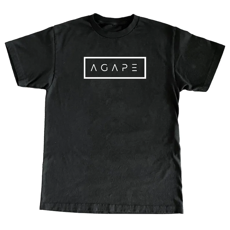 

Agape Black Shirt Cotton Tees Short Sleeve T Shirt Round Collar Clothing Summer