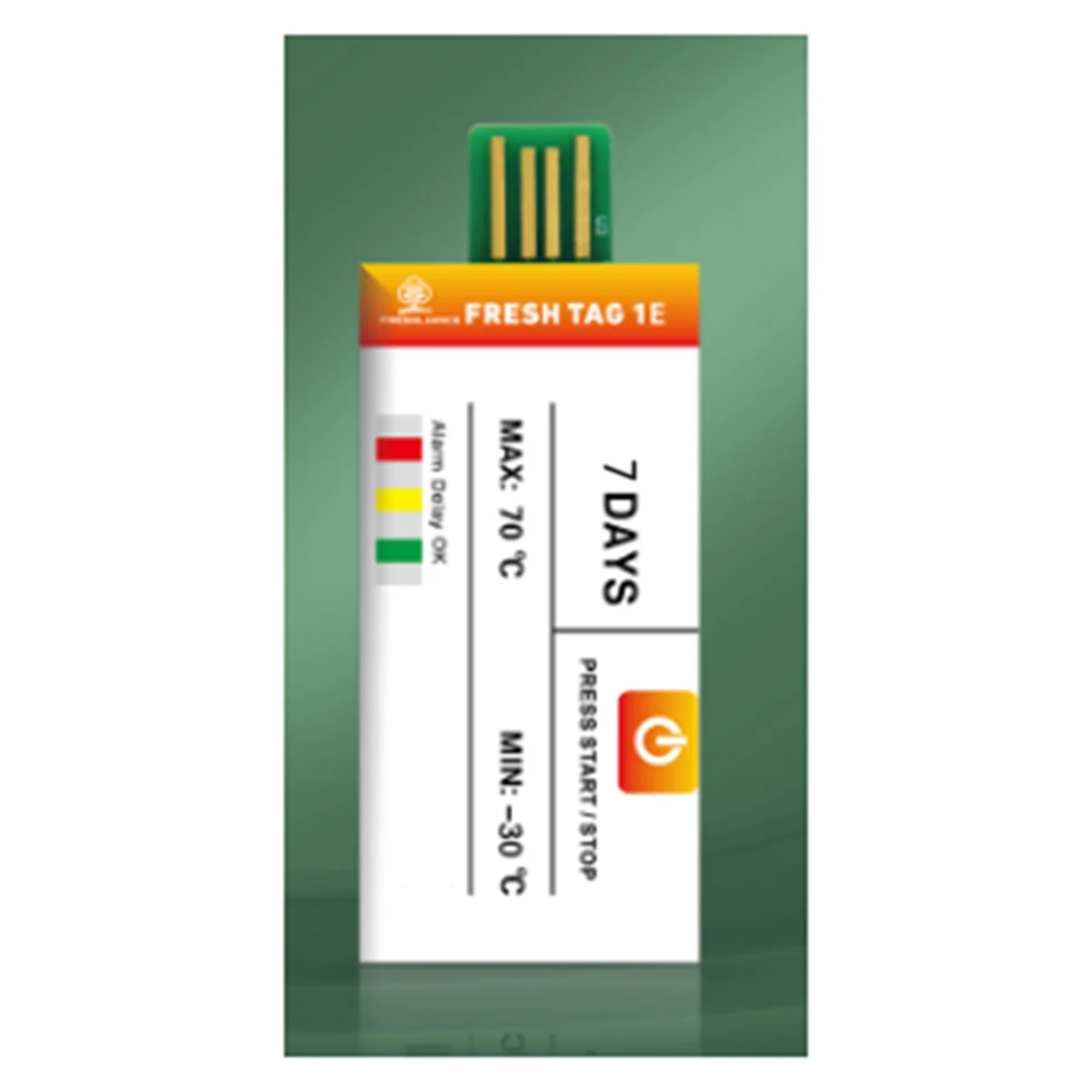 A83Z مسجل درجة الحرارة القابل للتصرف الفاكهة الباردة سلسلة النقل المبردة شاحنة USB مسجل البيانات #4