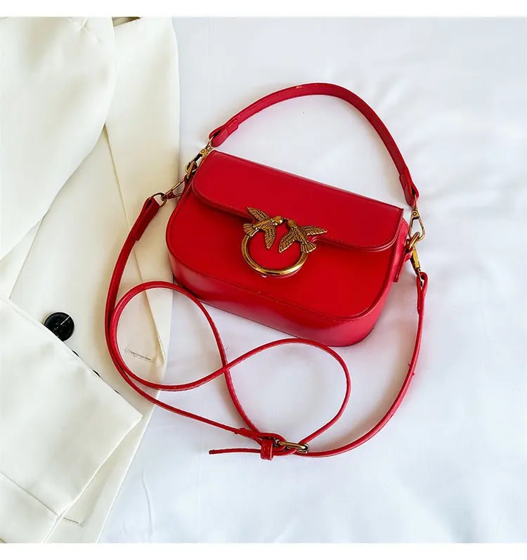 2026 مصمم حقيبة نسائية جديدة عالية الجودة فاخرة حقيبة يد محمولة موضة متعددة الاستخدامات الكتف Crossbody محفظة مربعة صغيرة أنيقة #6