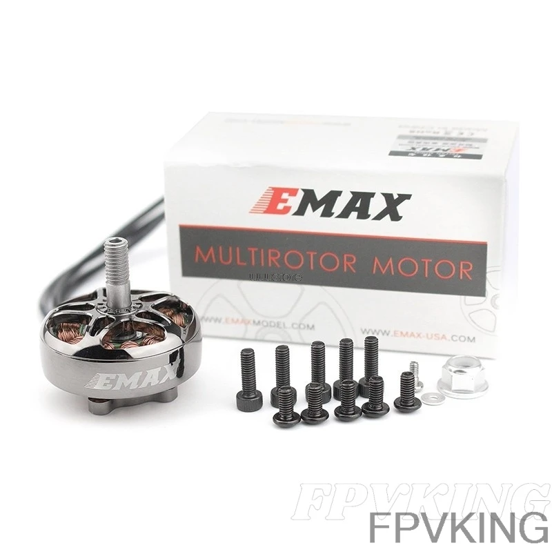 1/2/4pcs EMAX ECOII 2807 1300KV(6S)/1500KV(5S)/1700KV(4S) Motores sem escova para drone de corrida FPV DIY