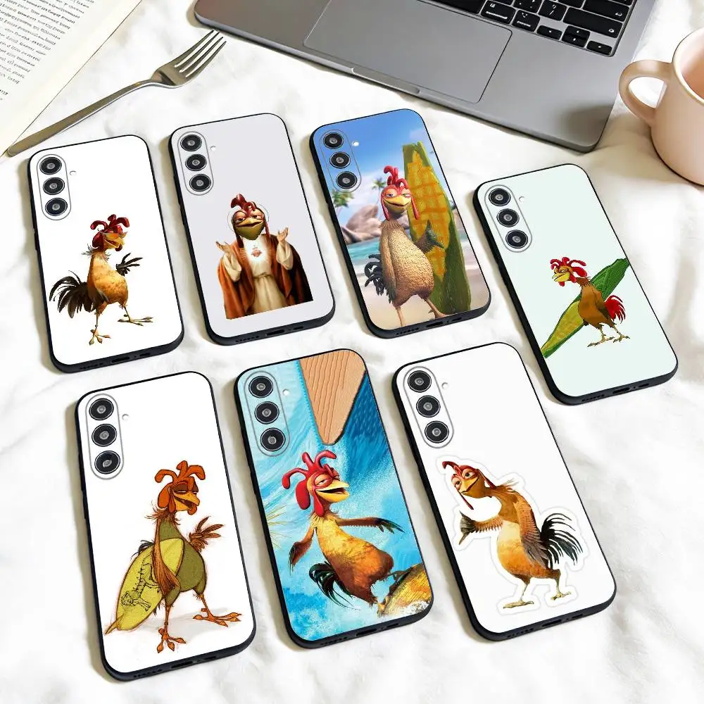 

F-FUNNY C-Chicken J-Joe Surf phone Case For Samsung Galaxy A73,A72,A71,A70,A53,A52,A51,Others Soft Black Shell