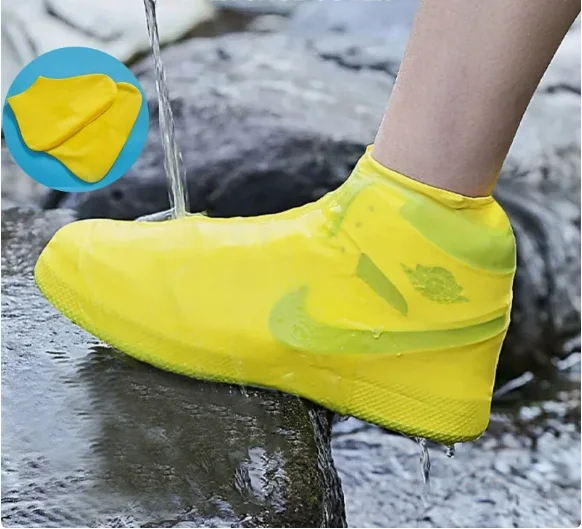 

Outdoor Waterproof Boot Covers Portable Rainy Day Essential Anti-Slip Anti-Snow Shoe Covers for All-Weather Protection