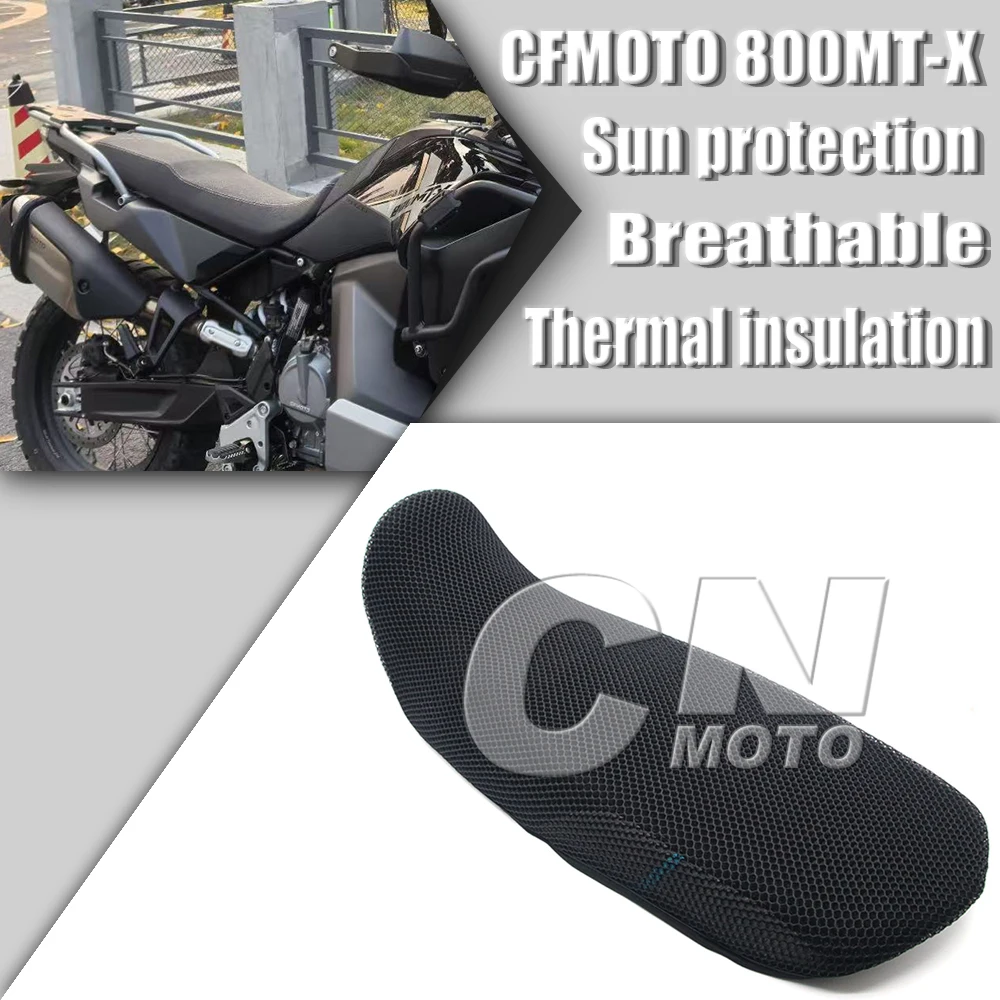 

Fit CFMOTO 800MTX 3D Mesh Seat Cover Cowl Protectors Cushion Guard Insulation Net For 2024 2025 CFMOTO 800MT-X 800MT X 800 MTX