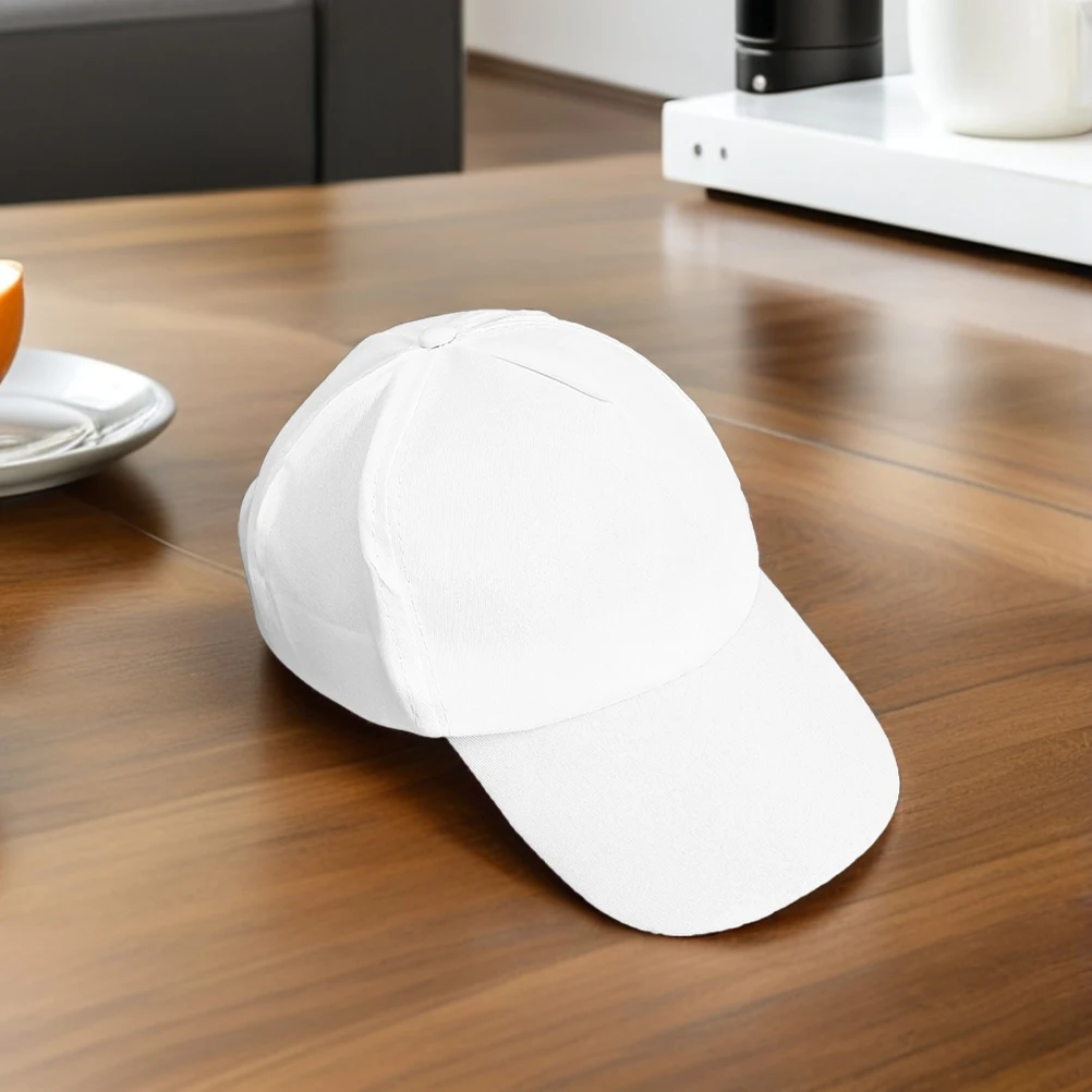 

8pcs Hand Painted Baseball Caps DIY Blank Cotton Hats for Creative Art Craft Sun Protection Peaked Cap