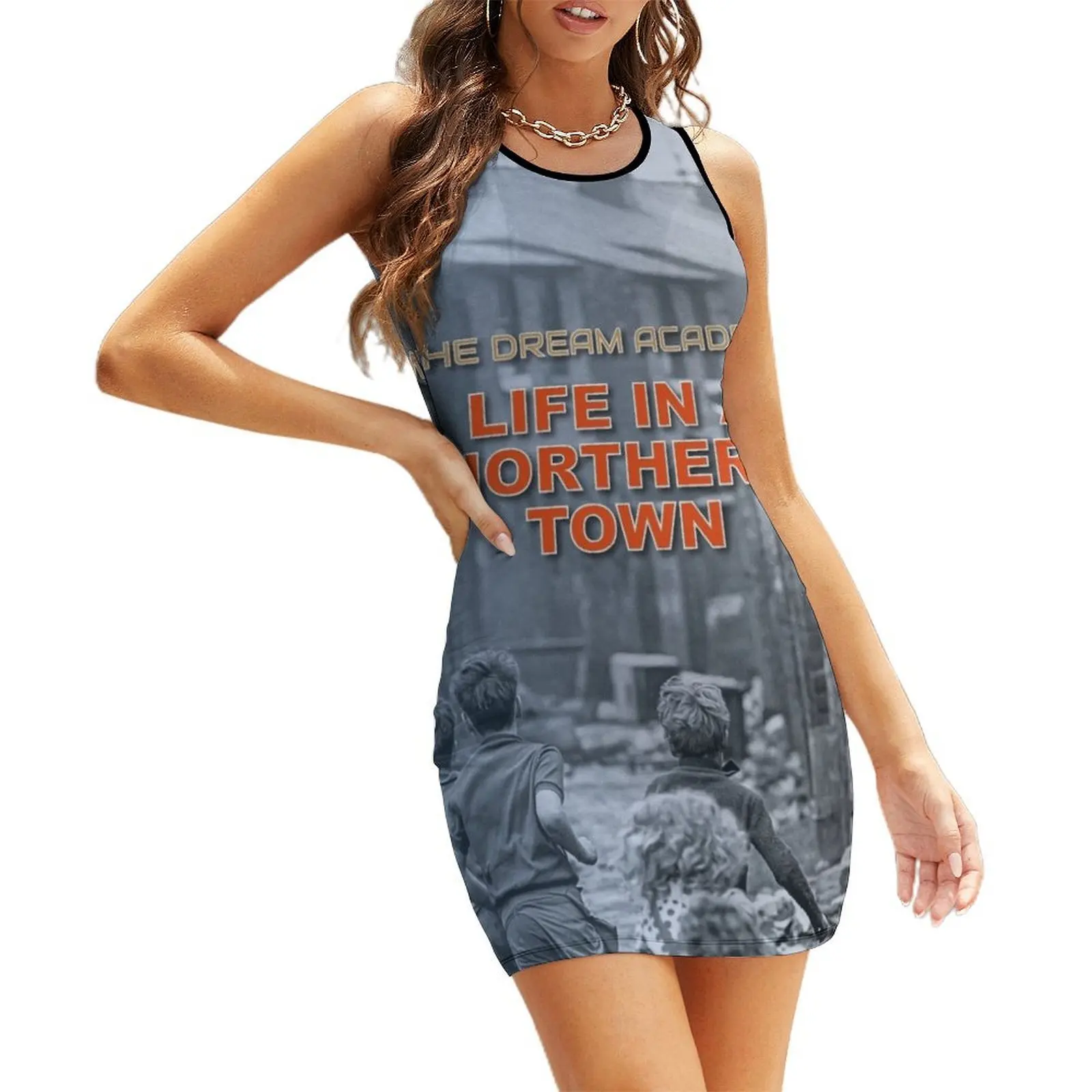 

Life in a Northern Town Sleeveless Sundress dresses for woman Dress vintage womans clothing women clothes