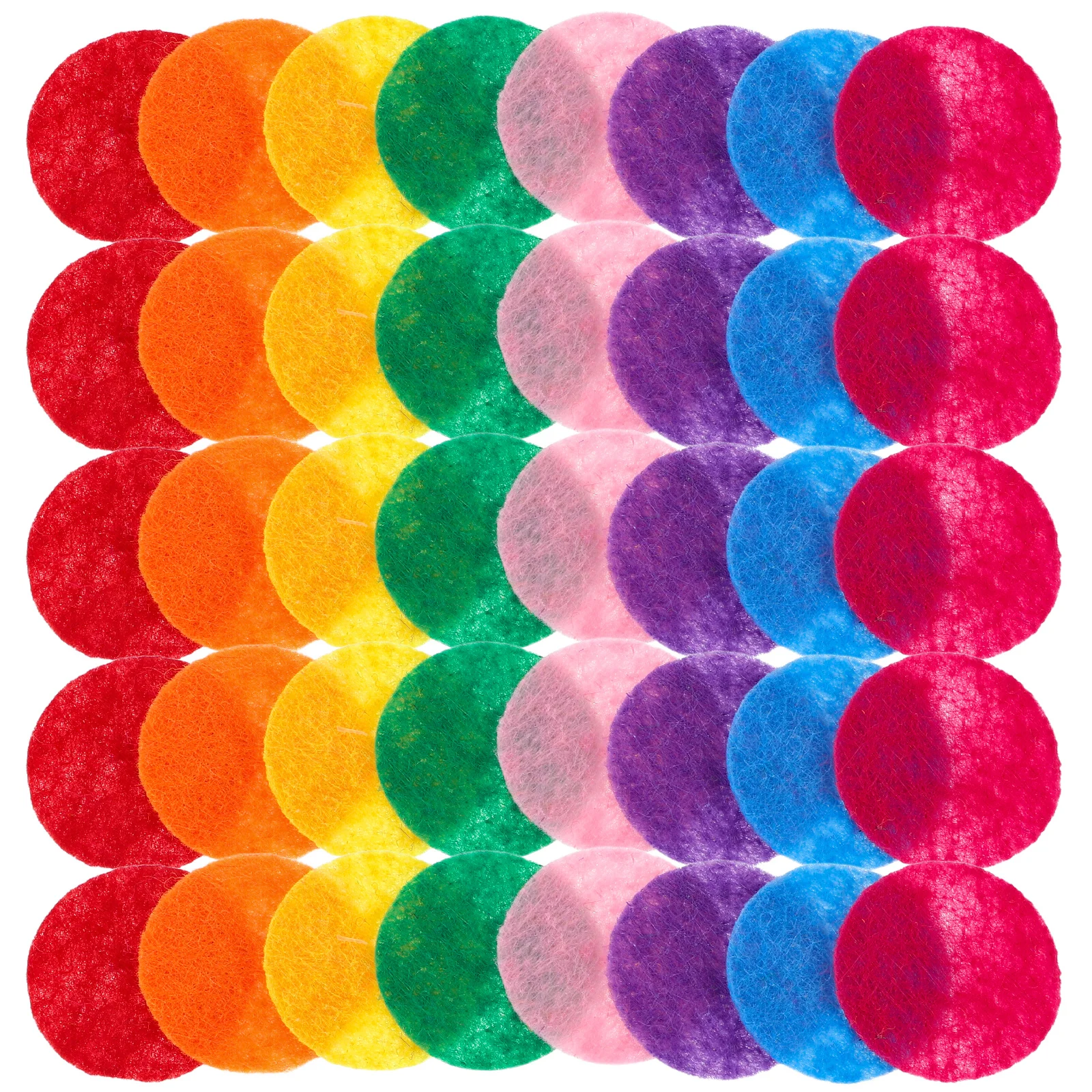 

1000pcs Colorful Felt Circles Early Education Craft Supplies Creative Diy Sewing Fabric Pads Learning Tool Preschool