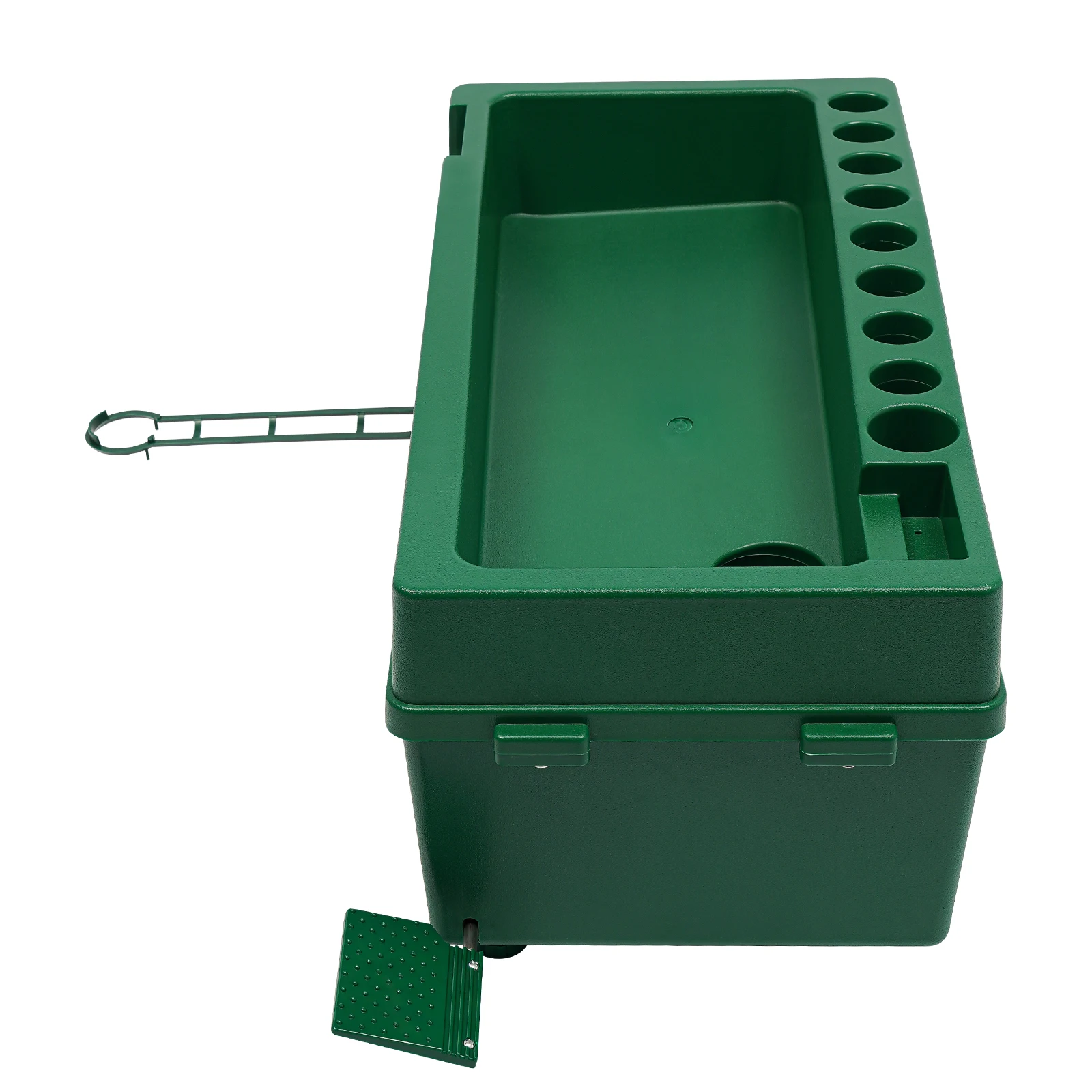 Green Golf Ball Dispenser for Home Indoor Automatic Golf Ball Tee Up Machine Golf Simulator Tee Driving Range Teeing Machine