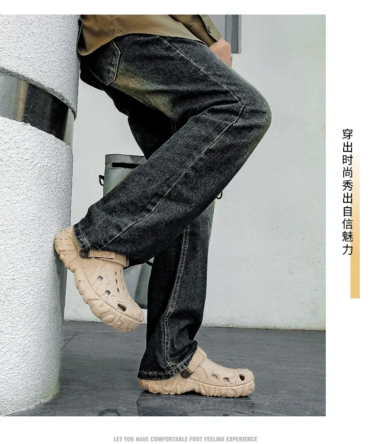 2026 Günstige EVA Herren-Clogs Leichte Großhandels-Plastik-Clogs für Herren Strand- und Arbeitssandalen mit Herren-Clogs & Pantoletten – Detail 17