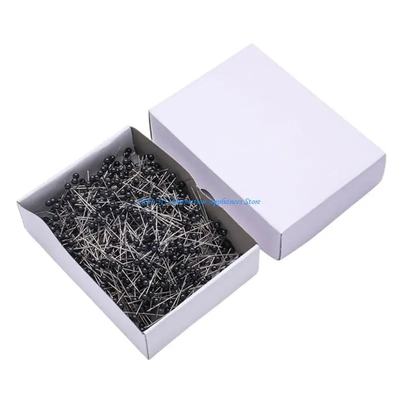 

800Pieces Round Head Tailoring Pins Colored Dressmaking Pins Stainless Steel Pin Quilting Positioning Pin for Sewing