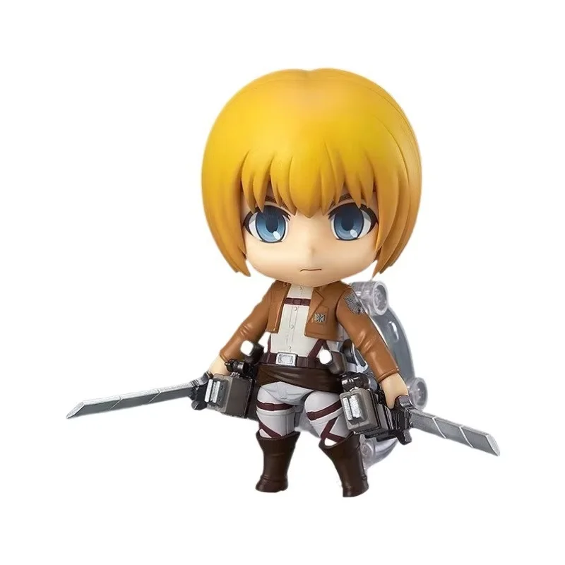 Figura de acción coleccionable Attack on Titan Armin Yarulet Q Clay, cambio de cara móvil, adorno en caja