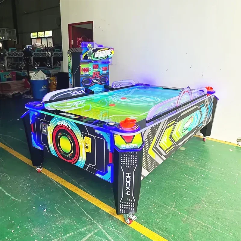 Indoor Double Players Liquid Crystal Slippery Surface Air Hockey Custom Hockey Arcade Game Machine