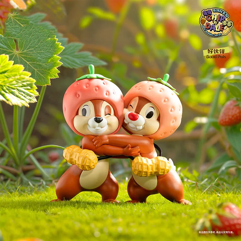 Figurine de boîte aveugle Disney Chip et Dale Brothers, bonne série, jouet Kawai, Collection de bureau, ornements décoratifs, jouet pour enfant, cadeau d'anniversaire