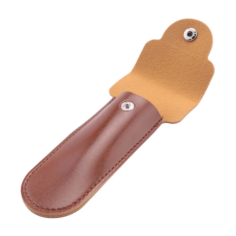 ABWP-Razor Case Travel Holder Manual Double Edge Safety Razors Container PU Leather Bag