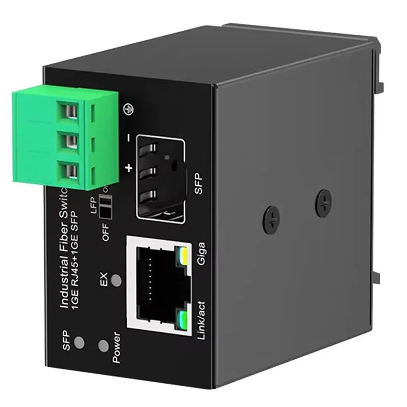 Industrial POE Switch DIN Rail POE Switch BT90W Poe Output Link Fault Protection