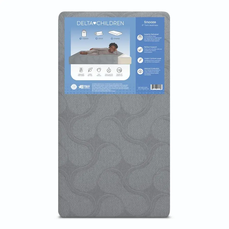 Snooze 6 inch Memory Foam Matras, Twin