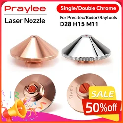 Laser Cutting Nozzle Type A D28 M11 D32 M14 H15 Single/Double Layer Caliber 0.8-6.0 Raytools Precitec WSX Laser Cutting Machine