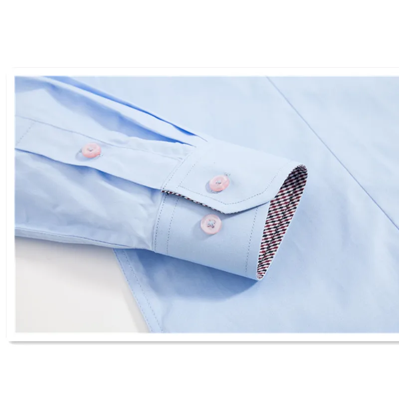VISADA JAUNA 2019 Men's Plaid Panel Soild Color Business Male Fashion Lapel Casual Long Sleeve Shirt Big Size S-3XL TLH76