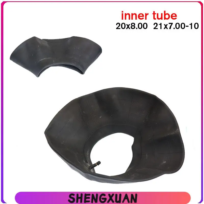 ATV Inner Tube 23x8.00‑10 21x7.00‑10 Inch Replacement Inner Tire For 4 Wheeler Quad Go‑Kart Buggy Vehicle
