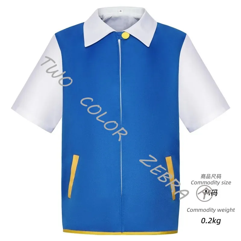 Männer Anime Trainer Cosplay Kostüm Jungen Ash Ketchum Erwachsene für Mädchen Halloween Frauen Disfraz Party Cosplay Costume